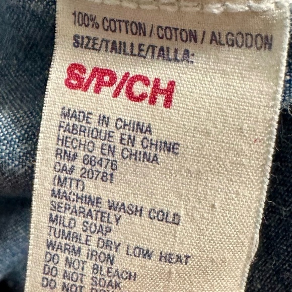 TOMMY JEANS | TOMMY HILFIGER Chambray Denim Halter Bandeau Fit and Flare Dress - Picture 7 of 7